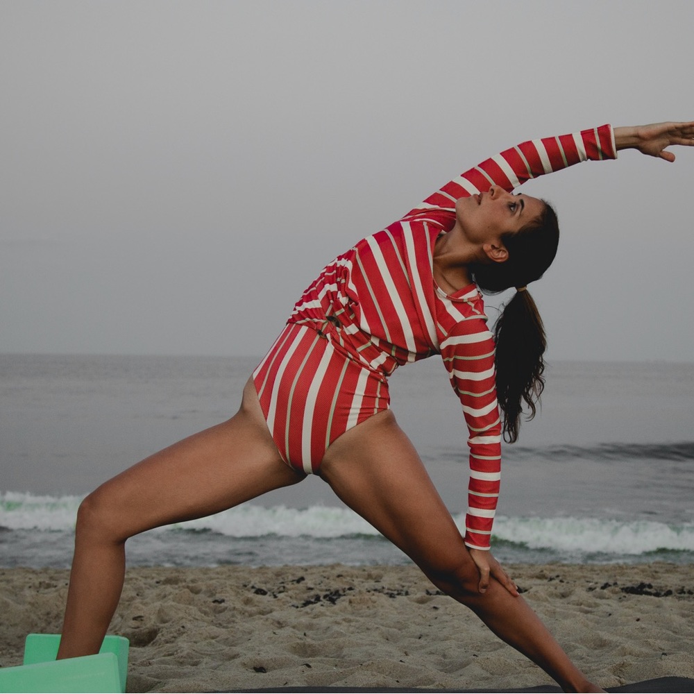 Letarte swimwear! A gorgeous set— bathing suit and matching long sleeve top.